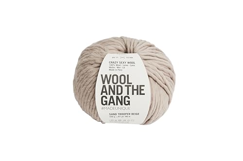Wolle „Crazy Sexy Wool“ von Wool and the Gang, Beige Wolle „Crazy Sexy Wool“ von Wool and the Gang, Beige von Wool and the Gang