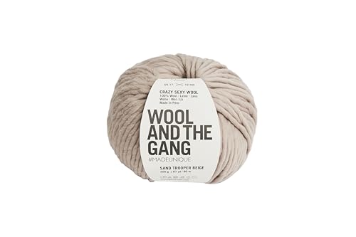 Wolle „Crazy Sexy Wool“ von Wool and the Gang, Beige von Wool and the Gang
