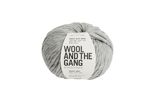 Crazy Sexy Wolle 200 g – Rocky grau von Wool and the Gang