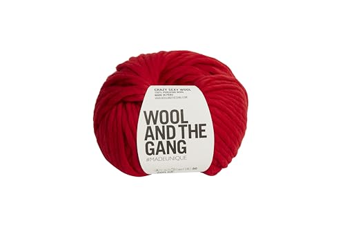 Crazy Sexy Wolle 200 g – Lippenstift Rot von Wool and the Gang