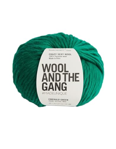 Crazy Sexy Wool Wolle 200 g - smaragdgrün von Wool and the Gang