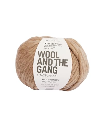 Wool and the Gang Crazy Sexy Wolle, Wildpilz (190), Garn, 200 g von Wool and the Gang