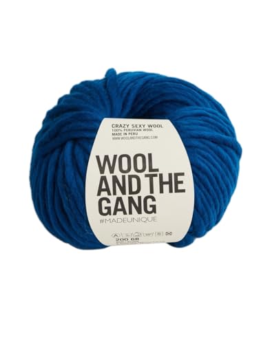 Wool and the Gang Crazy Sexy Wool Curasao Blue Garn, Größe S von Wool and the Gang