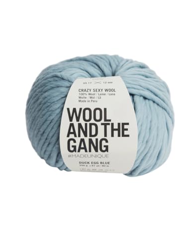 Wool and the Gang Crazy Sexy Wool Duck Egg Blue, Garn, Größe S von Wool and the Gang