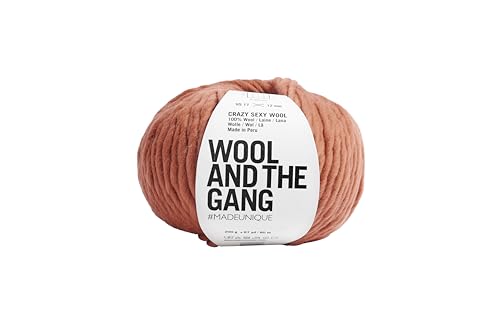 Wool and the Gang Crazy Sexy Wool Earthy Orange, Garn, Größe S von Wool and the Gang