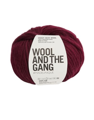Wool and the Gang, Crazy Sexy Wolle, Margaux Red (053), 200 g von Wool and the Gang
