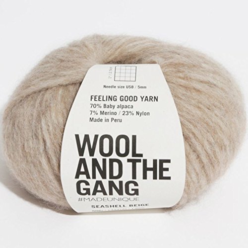 Wool and the Gang Feeling Good Garn 80 Muschel beige von Wool and the Gang