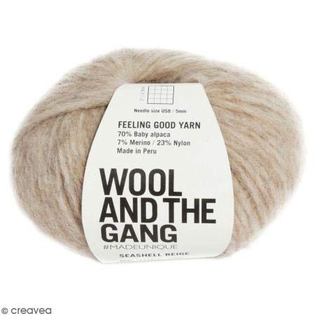 Wool and the Gang Feeling Good Garn 80 Muschel beige von Wool and the Gang