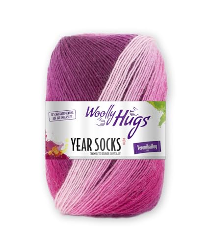 Woolly Hugs Year Socks Fb. 04 APR, 100g Sockenwolle mit dezentem Degradé Farbverlauf Woolly Hugs Year Socks Fb. 04 APR, 100g Sockenwolle mit dezentem Degradé Farbverlauf von Woolly Hugs
