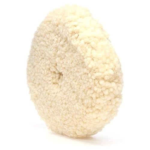 Woolous Woll Polierpad 8 Zoll, doppelseitig – 100% natürliche Wollpads zum Polieren, Schleifen und Schneiden für Automobil, Marine und Epoxidharze Woolous Woll Polierpad 8 Zoll, doppelseitig – 100% natürliche Wollpads zum Polieren, Schleifen und Schneiden für Automobil, Marine und Epoxidharze von Woolous