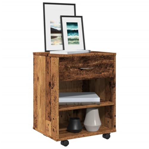 Rollcontainer Altholz-Optik 46x36x59 cm Holzwerkstoff kommoden & sideboards allzweckschrank Rollcontainer Altholz-Optik 46x36x59 cm Holzwerkstoff kommoden & sideboards allzweckschrank von Woonisher