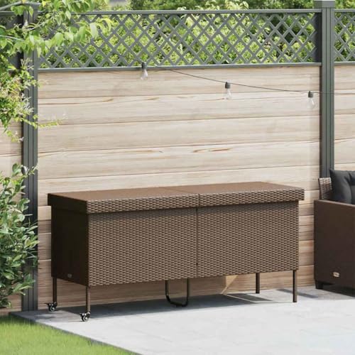 Woonisher Garten-Auflagenbox Grau 220x50x58 cm Poly Rattan aufbewahrungsbox garten Woonisher Garten-Auflagenbox Grau 220x50x58 cm Poly Rattan aufbewahrungsbox garten von Woonisher