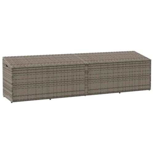 Woonisher Garten-Auflagenbox Schwarz 220x50x58 cm Poly Rattan aufbewahrungsbox garten Woonisher Garten-Auflagenbox Schwarz 220x50x58 cm Poly Rattan aufbewahrungsbox garten von Woonisher