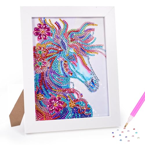Einhorn Geschenke für Mädchen 4 5 6 7 8 9 Jahre,Diamond Painting Bilder Kinder Mädchen 4-8 Jahre Geschenk Mädchen 3-10 Jahre Einhorn Diamond Painting Einhorn Geschenke für Mädchen 4 5 6 7 8 9 Jahre,Diamond Painting Bilder Kinder Mädchen 4-8 Jahre Geschenk Mädchen 3-10 Jahre Einhorn Diamond Painting von Wootoyz