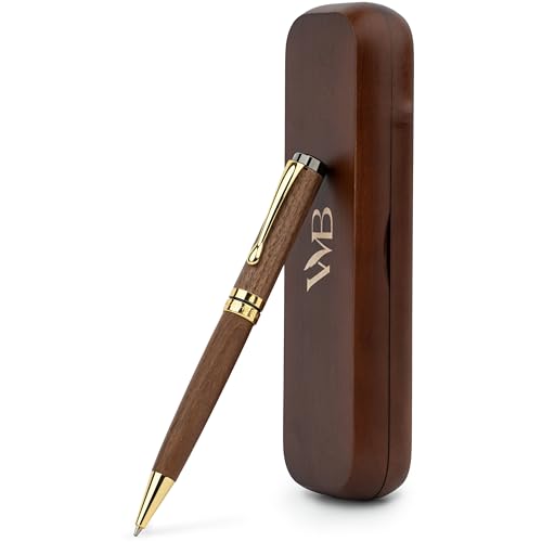 Wordsworth and Black Ballpoint Pen Set - Atemberaubender Luxus-Stift aus Bambus Braunholz, Goldfinish, nachfüllbar, bester Kugelschreiber für Männer & Frauen Wordsworth and Black Ballpoint Pen Set - Atemberaubender Luxus-Stift aus Bambus Braunholz, Goldfinish, nachfüllbar, bester Kugelschreiber für Männer & Frauen von Wordsworth & Black