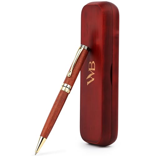 Wordsworth and Black Ballpoint Pen Set - Atemberaubender Luxus-Stift aus Bambus Rosenholz, Goldfinish, nachfüllbar, bester Kugelschreiber für Männer & Frauen Wordsworth and Black Ballpoint Pen Set - Atemberaubender Luxus-Stift aus Bambus Rosenholz, Goldfinish, nachfüllbar, bester Kugelschreiber für Männer & Frauen von Wordsworth & Black