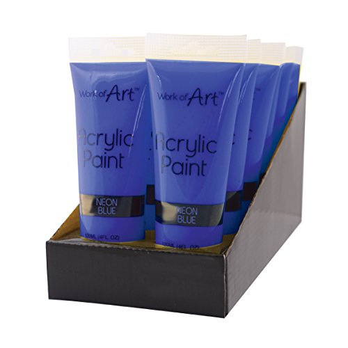 Work of Art Acrylfarbe, Neonblau, 1 Stück (1 Stück), 6572 von Work of Art