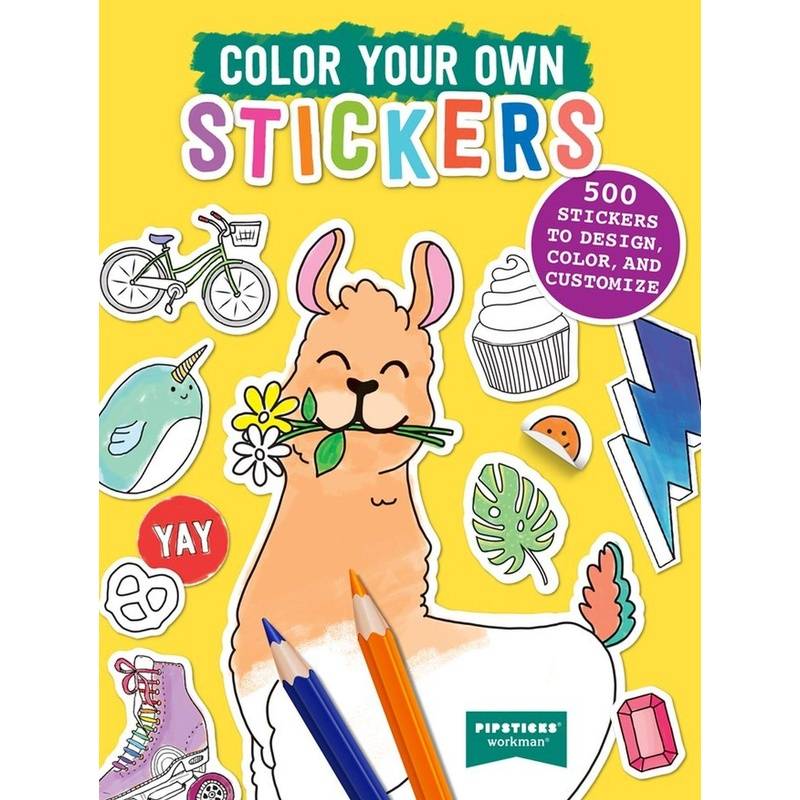 Color Your Own Stickers, Taschenbuch von Workman Publishing