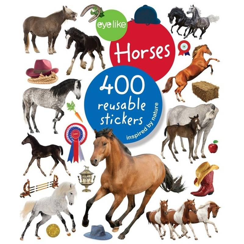 Eyelike Stickers: Horses, Taschenbuch von Workman Publishing