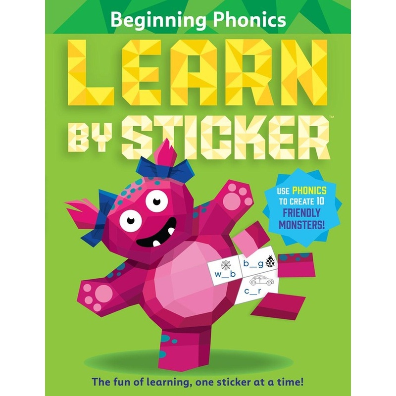 Learn By Sticker: Beginning Phonics, Taschenbuch von Workman Publishing