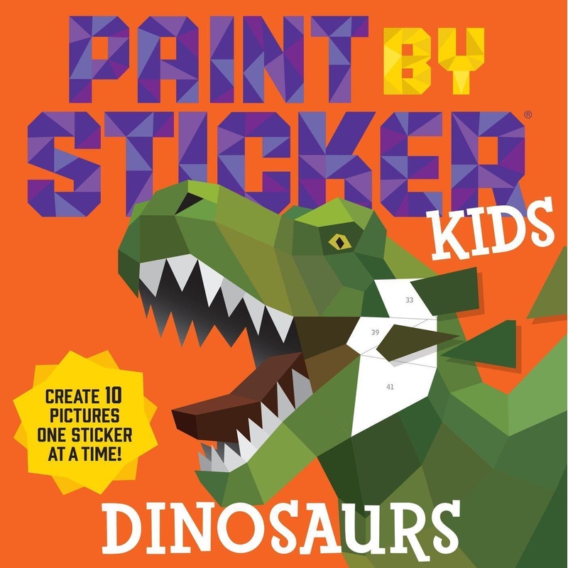 Paint By Sticker Kids: Dinosaurs - Workman Publishing, Taschenbuch von Workman Publishing