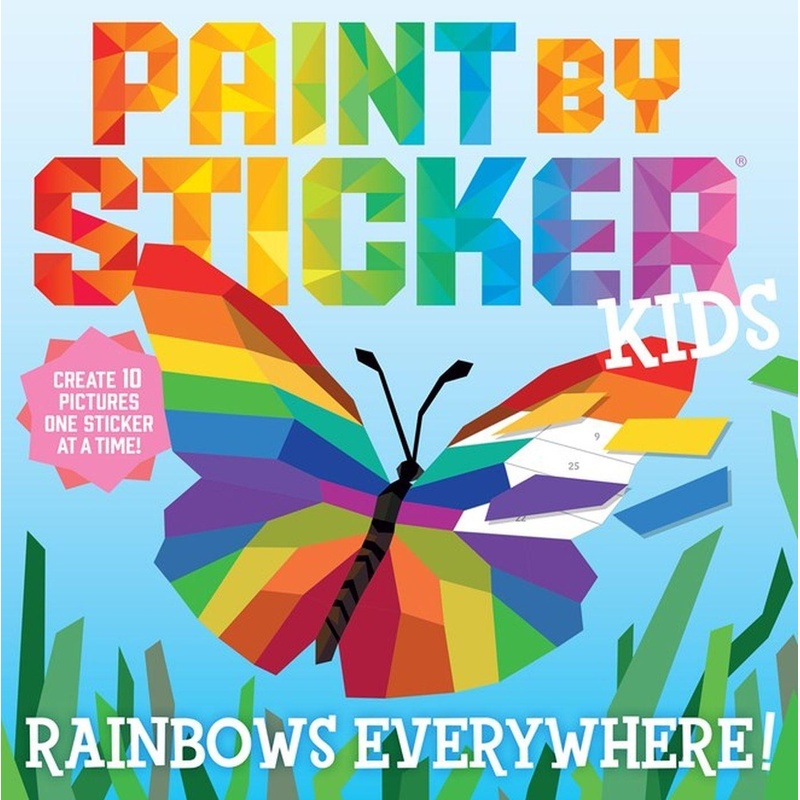 Paint By Sticker Kids: Rainbows Everywhere!, Taschenbuch von Workman Publishing