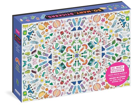 So. Many. Stickers.: A Puzzle for Sticker Lovers: Includes 100 Stickers to Make Your Own Sticker Art 1,000-piece Puzzle von Workman Publishing