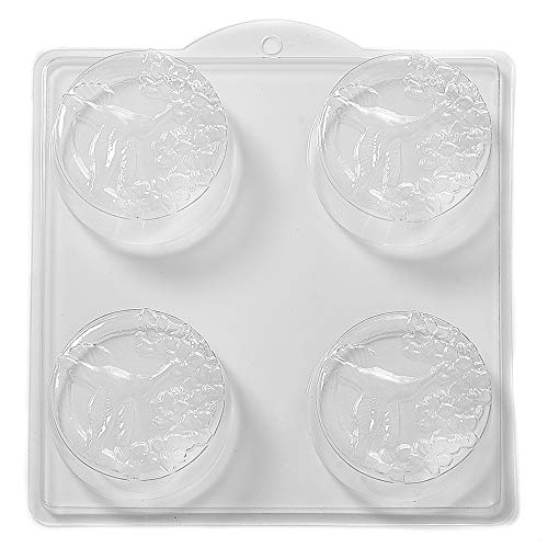 World Of Moulds 4 Mulden Kolibri Seifenform/Badekugelform, PVC, 25 x 24 x 4.6 cm World Of Moulds 4 Mulden Kolibri Seifenform/Badekugelform, PVC, 25 x 24 x 4.6 cm von World Of Moulds