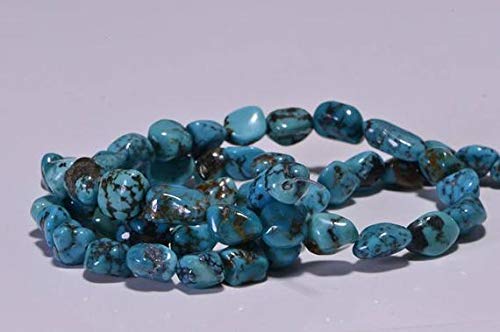 BEADS GEMSTONE Nevada Turquoise 16 Inch Long Beach Beads Nuggets Turquoise Beads Natural Edelstein Perlen Schmuck Herstellung Lieferungen 13x10x5mm to 4x3.4x2mm Code-HIGH-43245, Edelstein Metall Stein von World Wide Gems