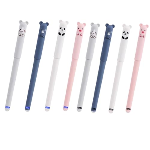 Worparsen 8er Löschbaren Kugelschreiber,4 schwarze Tinte und 4 blaue Tinte löschbare Gelschreiber,Süße Schweine Panda Löschbaren Stift für Kinder und Erwachsene, Zeichnen, Schule, Bürobedarf Worparsen 8er Löschbaren Kugelschreiber,4 schwarze Tinte und 4 blaue Tinte löschbare Gelschreiber,Süße Schweine Panda Löschbaren Stift für Kinder und Erwachsene, Zeichnen, Schule, Bürobedarf von Worparsen