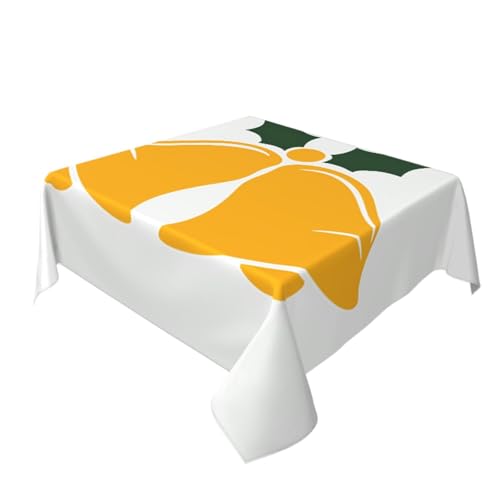 Tischdecke mit Weihnachtsglocke, waschbar, dekorativ für Küche, 152,4 x 152,4 cm Tischdecke mit Weihnachtsglocke, waschbar, dekorativ für Küche, 152,4 x 152,4 cm von Woshuwo
