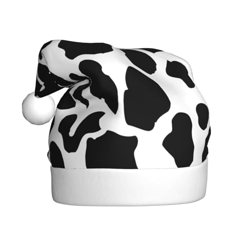 Woshuwo Weihnachtsmütze für Erwachsene, Kuhhaut, Weihnachtsmannmütze, Kopfbedeckung, Neuheit Woshuwo Weihnachtsmütze für Erwachsene, Kuhhaut, Weihnachtsmannmütze, Kopfbedeckung, Neuheit von Woshuwo