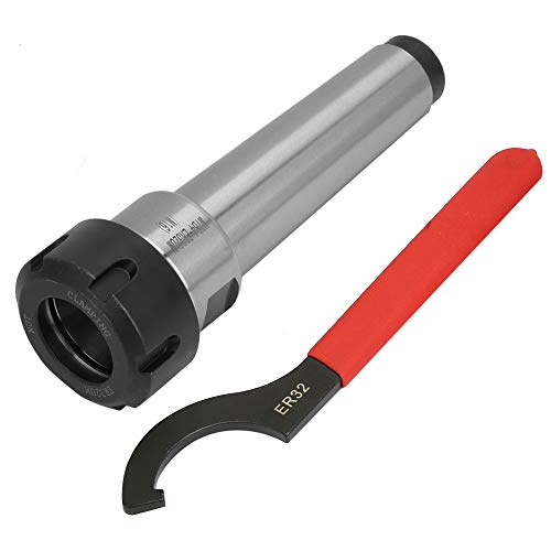 Wosune MT4 Spannzangenhalter, ER32 Spannzange mit Collet und Collet Nut, für Drehmaschine, Fräsmaschine und Bohrmaschine, aus Eisen, 32 Millimeter Durchmesser Wosune MT4 Spannzangenhalter, ER32 Spannzange mit Collet und Collet Nut, für Drehmaschine, Fräsmaschine und Bohrmaschine, aus Eisen, 32 Millimeter Durchmesser von Wosune