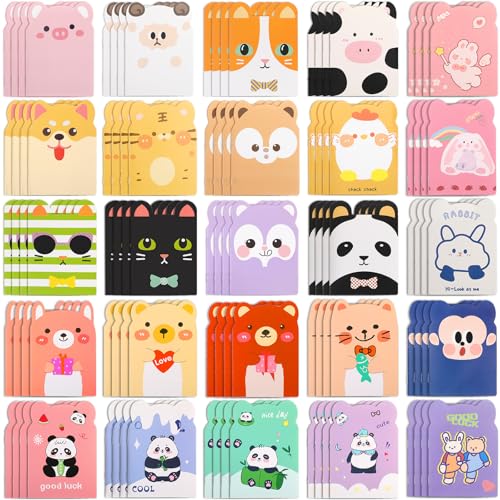 Wovnet 100 Packs Mini Notebooks for Kids Mini Notebooks Party Favors Animal Small Cute Pocketbook Bulk Cartoon Cat Dog Rabbit Bear Monkey Themed for Christmas Classroom Prizes Gift Wovnet 100 Packs Mini Notebooks for Kids Mini Notebooks Party Favors Animal Small Cute Pocketbook Bulk Cartoon Cat Dog Rabbit Bear Monkey Themed for Christmas Classroom Prizes Gift von Wovnet