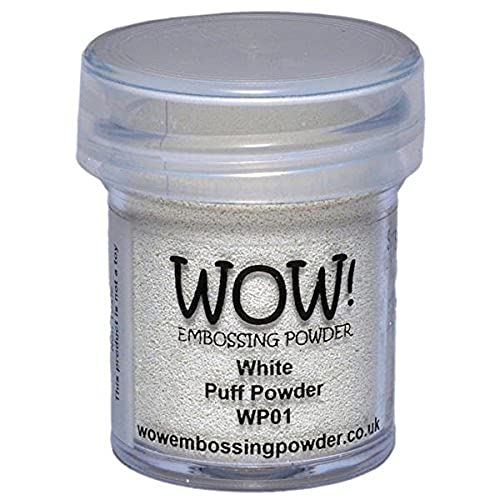 Wow Embossing Powder 15 ml, weißer Puff von Wow Embossing Powder