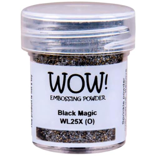 Wow Embossing Powder WOW-WL25X Wow Embossing-Puder, 15 ml, Black Magic von Wow Embossing Powder