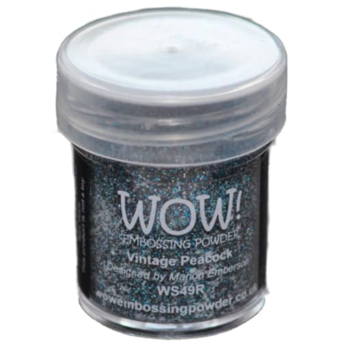 Wow Embossing Powder 15 ml, Vintage-Pfau von Wow Embossing Powder