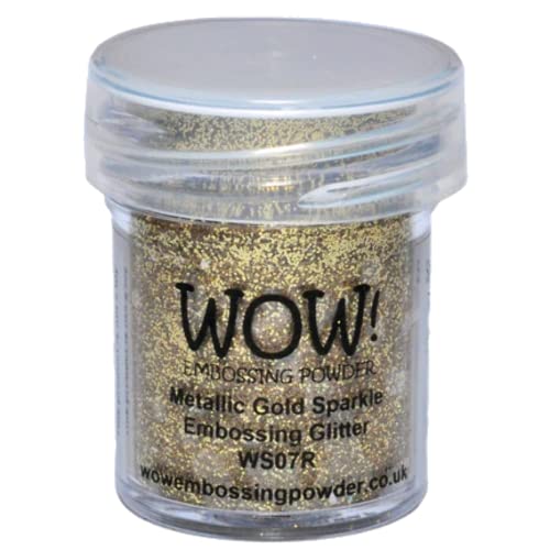 Wow Embossing Powder 15 ml, metallisches Goldglanz von WOW!
