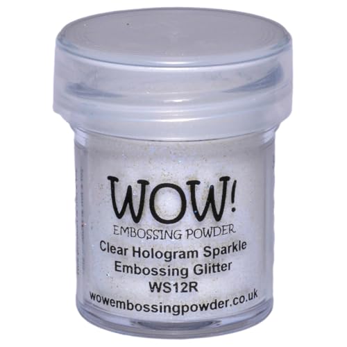 Wow Embossing Powder 15 ml, klares Hologramm-Glanz von Wow Embossing Powder