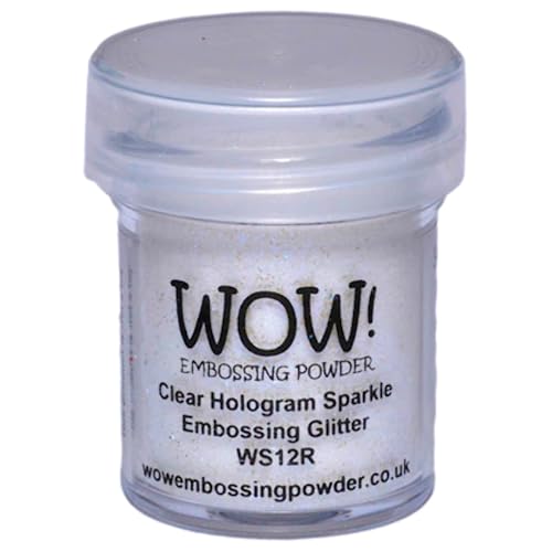 Wow Embossing Powder 15 ml, klares Hologramm-Glanz von Wow Embossing Powder