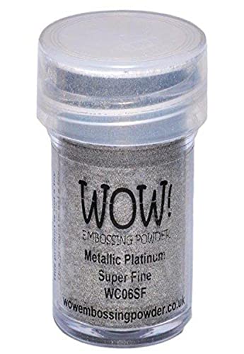 Wow Embossing Powder Wow Platinum, Prägepulver, Platin, 5 x 3 x 3 cm von WOW!