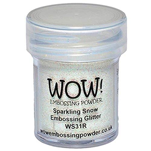 Wow Embossing Powder Wow.Embossing-Puder, 15 ml, glitzernder Schnee von WOW!