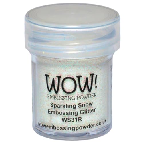 Wow Embossing Powder Wow.Embossing-Puder, 15 ml, glitzernder Schnee von Wow Embossing Powder