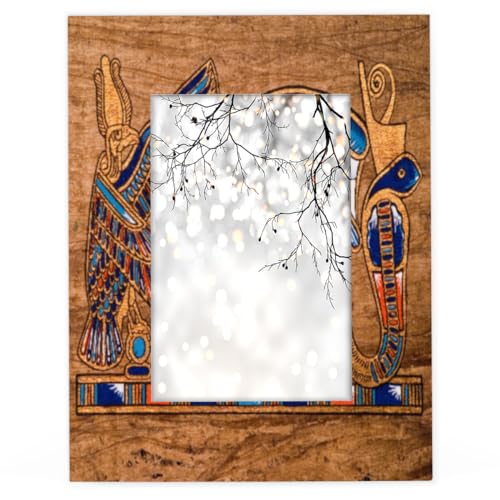Bilderrahmen aus ägyptischem Horusauge, 10,2 x 15,2 cm, passend für 10,2 x 15,2 cm Fotos, ägyptischer Papyrus, Holz-Bilderrahmen Bilderrahmen aus ägyptischem Horusauge, 10,2 x 15,2 cm, passend für 10,2 x 15,2 cm Fotos, ägyptischer Papyrus, Holz-Bilderrahmen von WowPrint