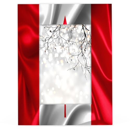 Bilderrahmen mit kanadischer Flagge, 28,9 x 35,6 cm, passend für 28,9 x 35,6 cm Fotos, Kanada-Flagge, Holz-Bilderrahmen für Heimdekoration Bilderrahmen mit kanadischer Flagge, 28,9 x 35,6 cm, passend für 28,9 x 35,6 cm Fotos, Kanada-Flagge, Holz-Bilderrahmen für Heimdekoration von WowPrint