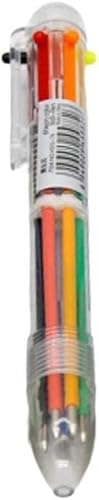 Farbiger 0,5 mm mehrfarbiger 6-in-1-Kugelschreiber, mehrfarbig in einem, einfach zu bedienendes Zubehör, geeignet für Schule, Büro und Schüler für Studenten, farbecht und wasserdicht, Stifte und Farbiger 0,5 mm mehrfarbiger 6-in-1-Kugelschreiber, mehrfarbig in einem, einfach zu bedienendes Zubehör, geeignet für Schule, Büro und Schüler für Studenten, farbecht und wasserdicht, Stifte und von Wpppan