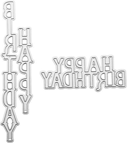 Metall-Stanzformen "Happy Birthday", zum Basteln, Karbonstahl, Prägeschablone, Metallschablonen, Werkzeug, Wortstanzformen für Karten, Scrapbooking, Basteln, Stanzformen, Prägung Metall-Stanzformen "Happy Birthday", zum Basteln, Karbonstahl, Prägeschablone, Metallschablonen, Werkzeug, Wortstanzformen für Karten, Scrapbooking, Basteln, Stanzformen, Prägung von Wpppan