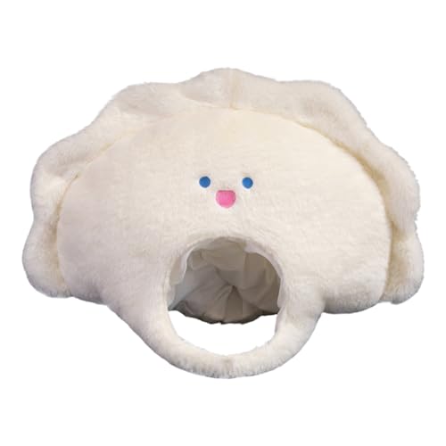 Chinesische Dampfnudel Kopfschmuck | Chinesische Teigtaschen Cosplay Plüsch Hut - Weicher Festaccessoire Für Karneval Ostern Halloween Kindertag Chinesische Dampfnudel Kopfschmuck | Chinesische Teigtaschen Cosplay Plüsch Hut - Weicher Festaccessoire Für Karneval Ostern Halloween Kindertag von Wpsagek