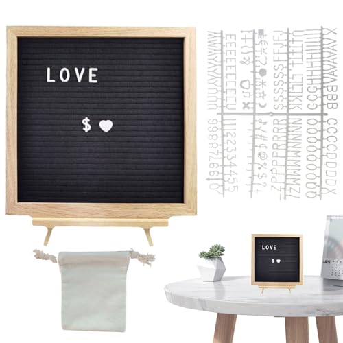 Schreibtäfelchen,Holz Filz Ankündigungstafel Mit Rustikalem Design - Dekorative Wechseltafel Für Klassenzimmer Kindergarten Krankenhaus Restaurant Café Nachrichtendisplay Schreibtäfelchen,Holz Filz Ankündigungstafel Mit Rustikalem Design - Dekorative Wechseltafel Für Klassenzimmer Kindergarten Krankenhaus Restaurant Café Nachrichtendisplay von Wpsagek