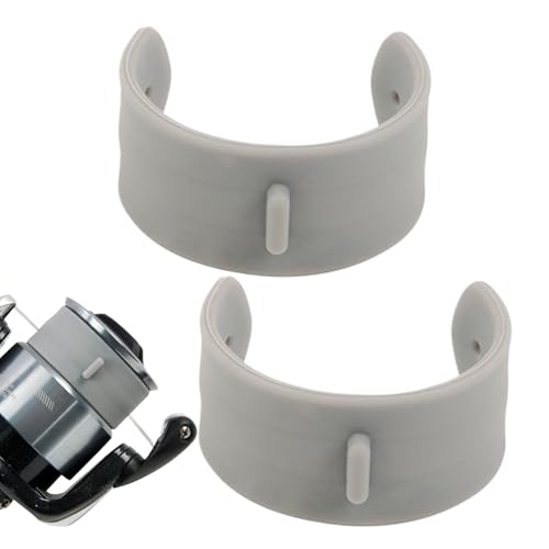 Spulenhalter | Baitcasting-Spulenhalter Mit Schnurführung | 2 Stück Hochelastischer Schutz Für Angelausflüge Outdoor-Aktivitäten Angler von Wpsagek